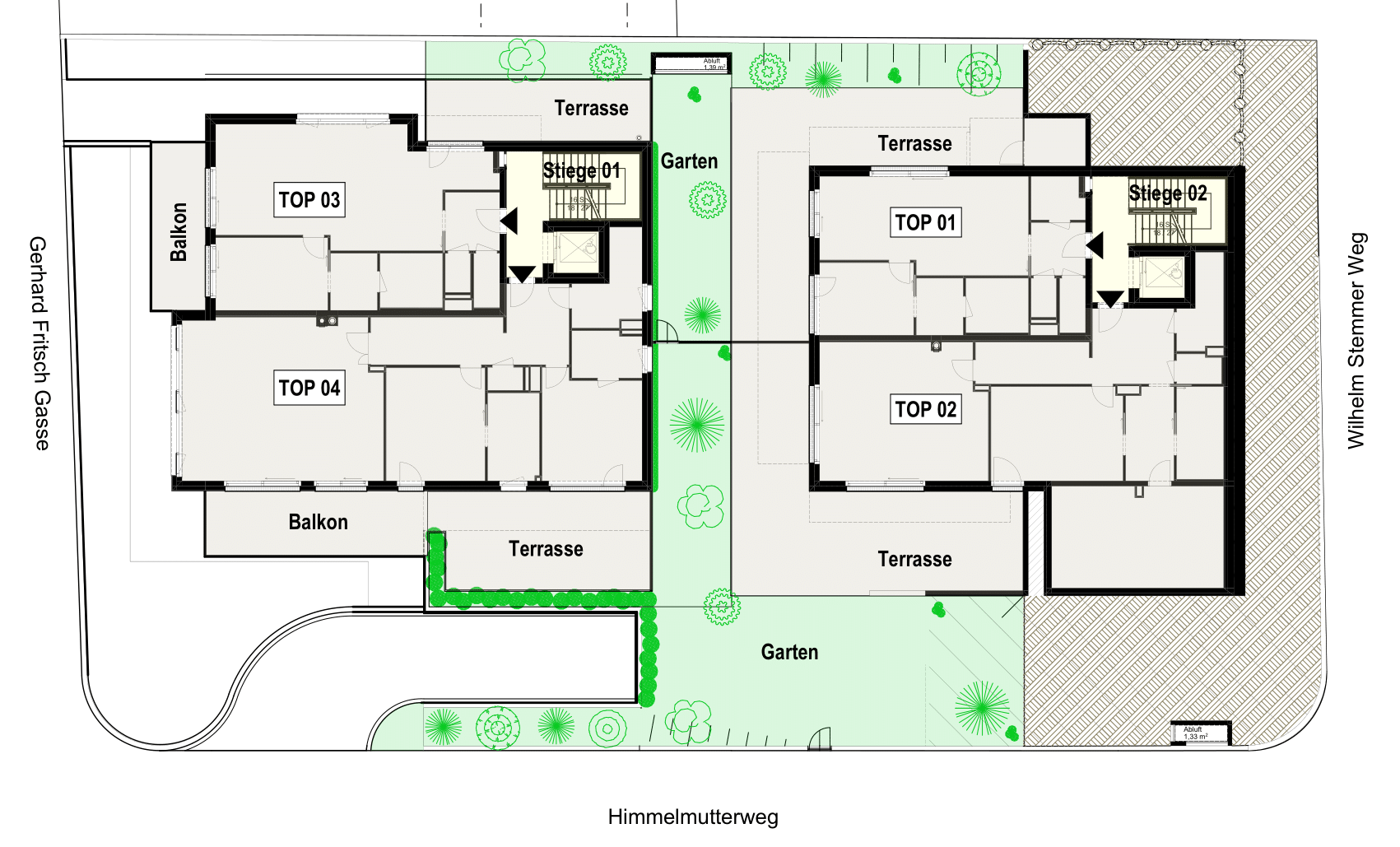 1. OG – Gartengeschoß